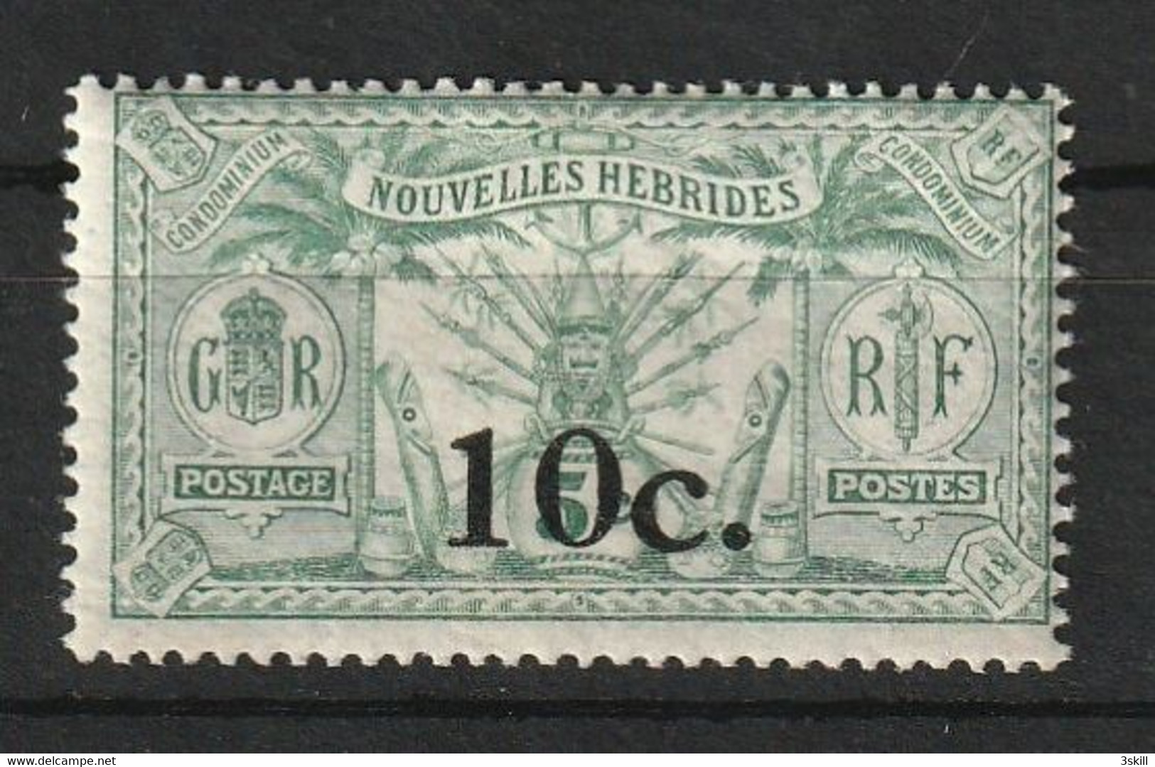 Nouvelles-Hébrides 1924 , YT 73 * , Cote 3,50 - Neufs