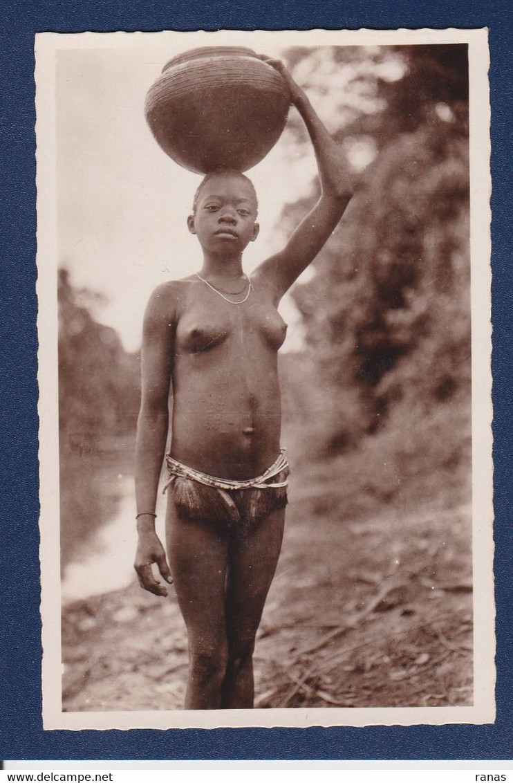CPSM PAULEAU Nu Féminin Nude Femme Nue Ethnic Non Circulé Oubangui Congo - Congo Français