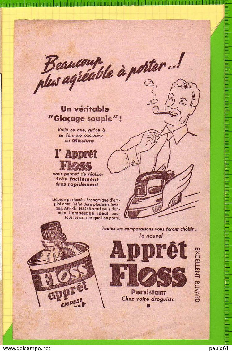 BUVARD & BLOTTER & Produit Pour Repassage  APPRET FLOSS - Produits Ménagers