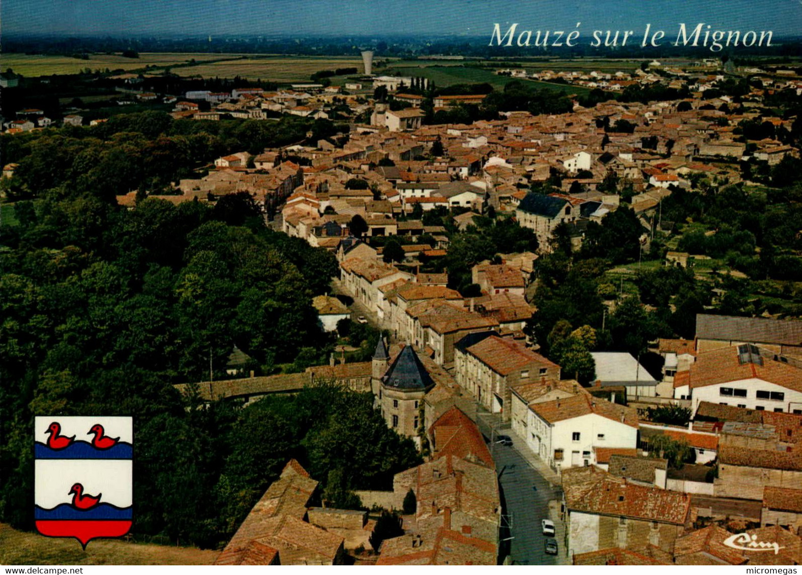 79 - MAUZE-sur-le-MIGNON - Vue Générale Aérienne - Mauze Sur Le Mignon