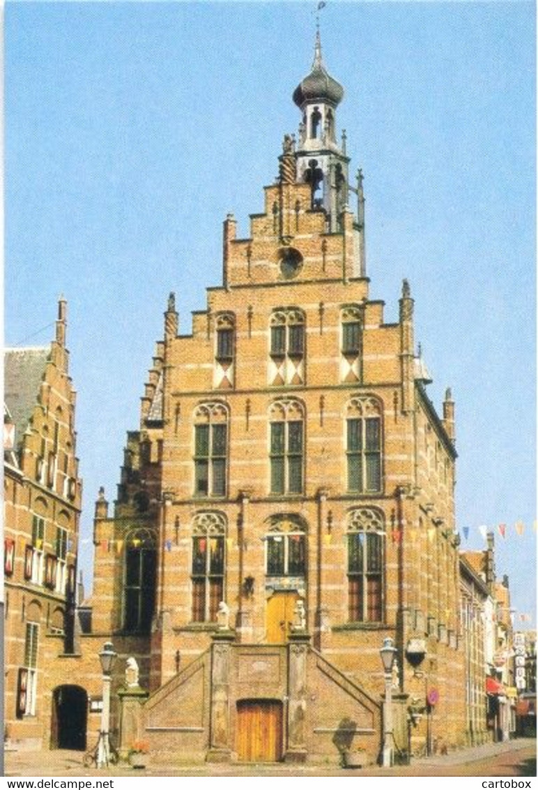 Culemborg, Stadhuis  (Een Raster Op De Kaart Is Veroorzaakt Door Het Scannen; De Afbeelding Is Helder) - Culemborg