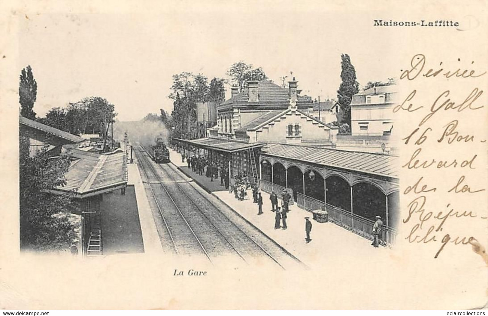 Maisons-Laffitte       78        Intérieur De La Gare    .          (voir Scan) - Maisons-Laffitte