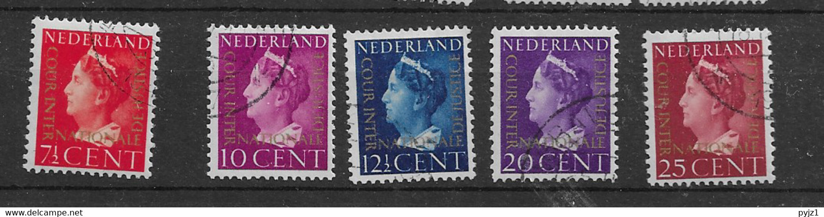 1947 USED Nederland Dienst D20-24 - Servizio