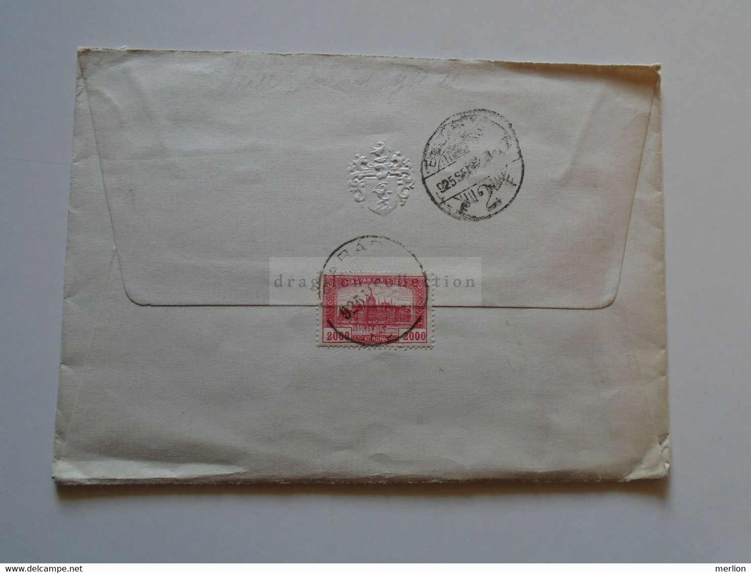 ZA343.3  Hungary -  Cover   1925  Sent  To  Széll Ilonka , Budapest   -  Cancel  PARÁD - Sonstige & Ohne Zuordnung