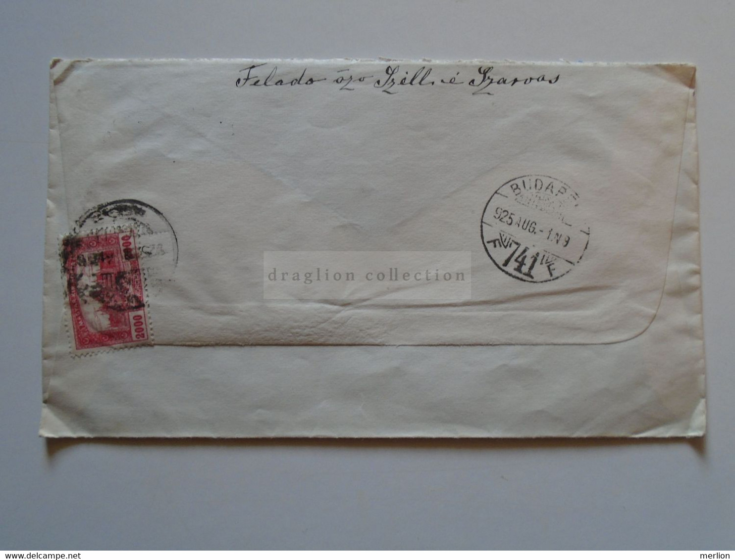 ZA343.4  Hungary -  Cover   1925  Sent  To  Széll Nővérek, Budapest   -  Cancel  Széllné, Szarvas - Otros & Sin Clasificación