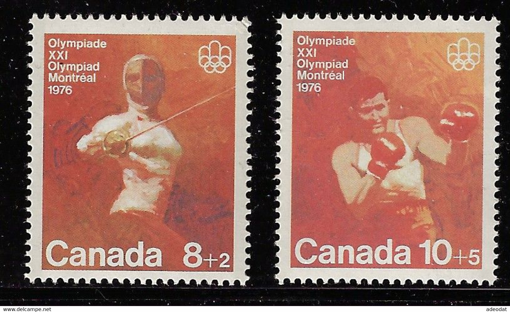 CANADA 1975 SEMI-POSTAL SCOTT B7**-B8** - Neufs