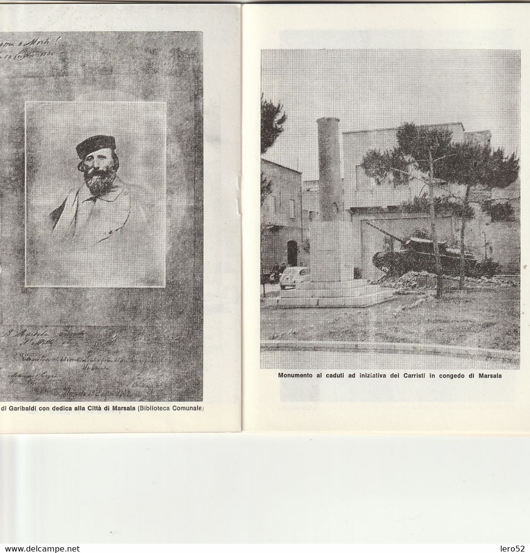 SICILIA MARSALA E MOZIA ATTRATTIVE STORICO-TURISTICHE ANNO 1964 - Dépliants Turistici