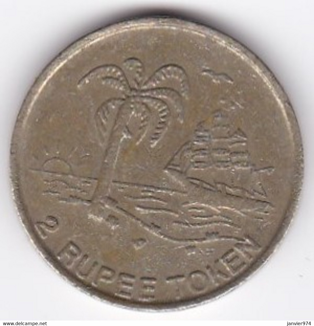 Jeton Mauritius Casinos 2 Rupee Token. Ile Maurice - Casino