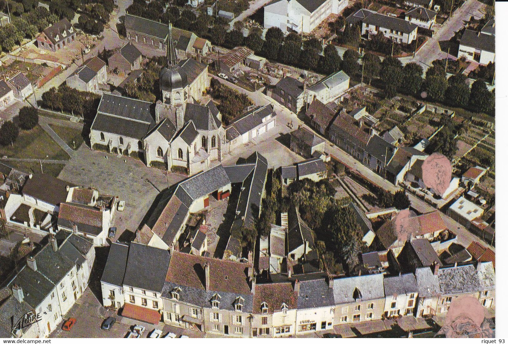 ARTENAY - Vue  Aérienne Du Centre-ville Et De L'église - Otros & Sin Clasificación