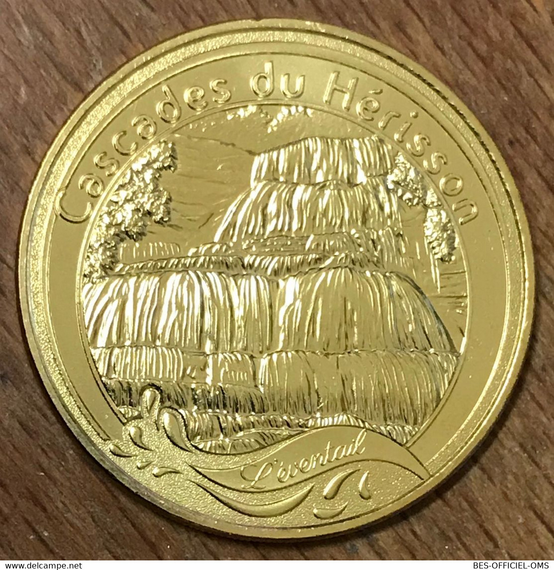 39 MENETRUX-EN-JOUX CASCADES DU HÉRISSON L'ÉVENTAIL 2018 MEDAILLE MONNAIE DE PARIS JETON TOURISTIQUE MEDALS COINS TOKENS - 2018