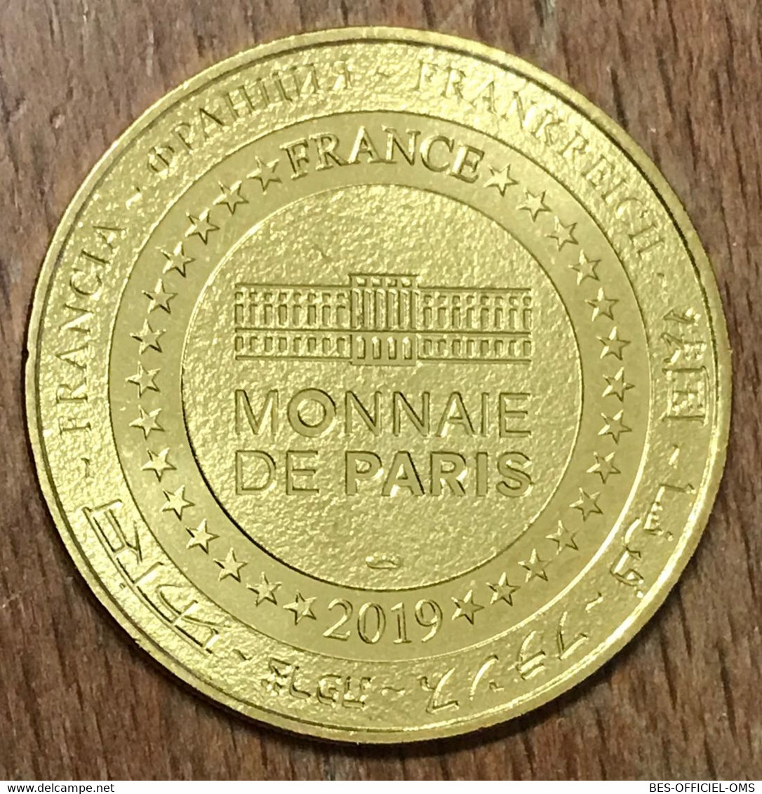 39 MENETRUX-EN-JOUX CASCADES DU HÉRISSON GRAND SAUT MDP 2019 MEDAILLE MONNAIE DE PARIS JETON TOURISTIQUE MEDALS TOKENS - 2019