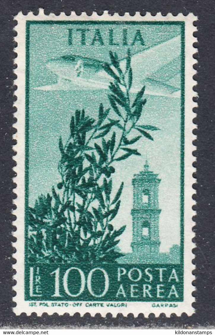 Italy 1948 Air Mail, Mint Mounted, Sc# C123, SG - Posta Aerea