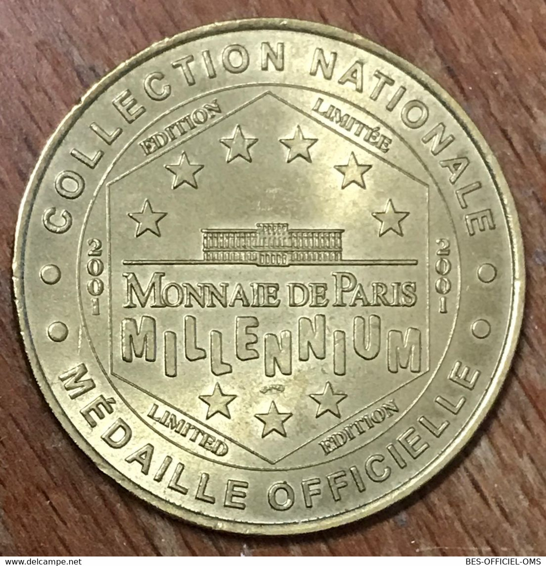 41 CHÂTEAU DE CHAMBORD MDP 2001 MÉDAILLE SOUVENIR MONNAIE DE PARIS JETON TOURISTIQUE MEDALS COINS TOKENS - 2001