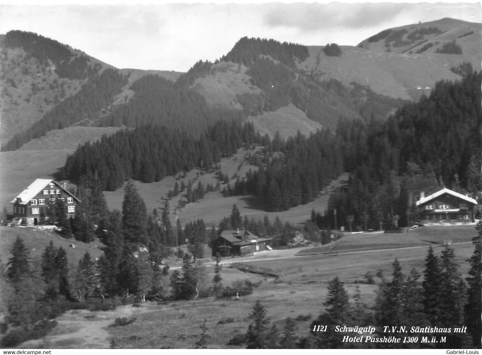 Schwägalp T.V.N. Säntishaus Mit Hotel Passhöhe Säntis  (10 X 15 Cm) - Sonstige & Ohne Zuordnung