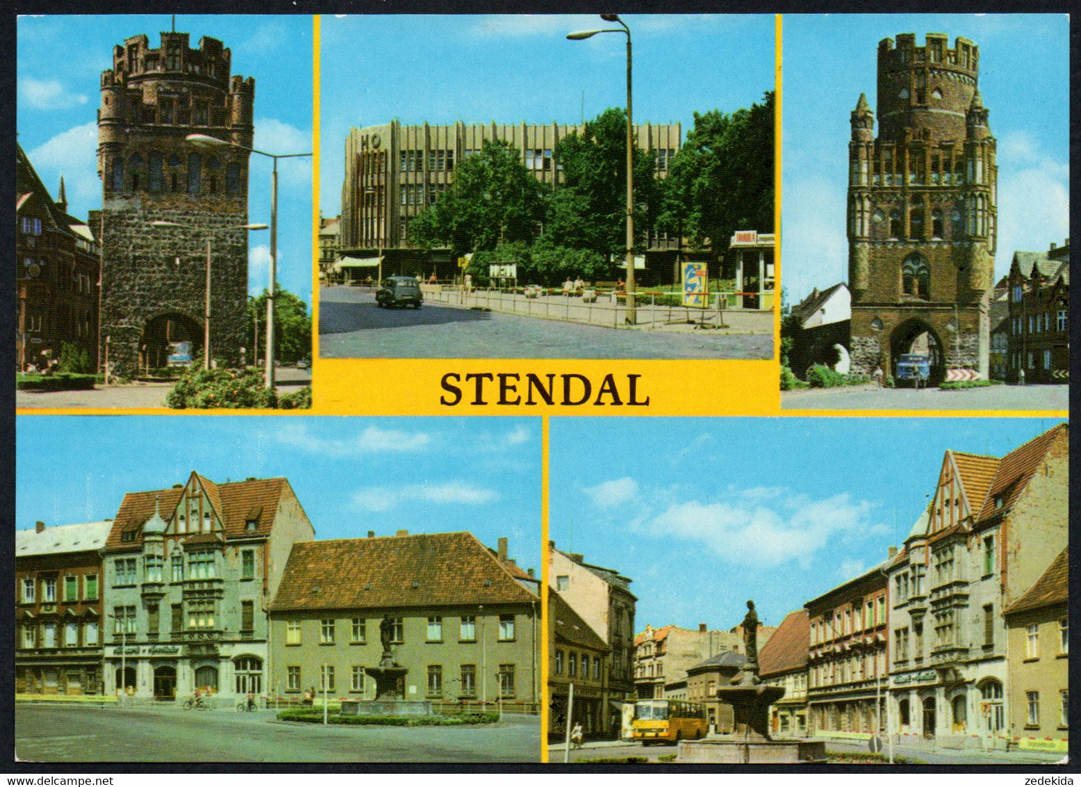 E7488 - TOP Stendal Ikarus Omnibus - Bild Und Heimat Reichenbach - Stendal