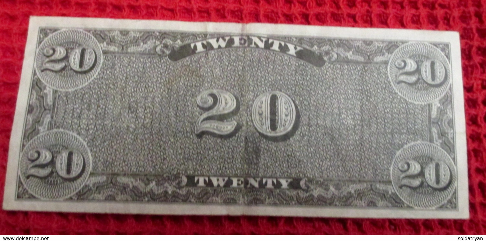 FAUX ? ° BILLETS ° ETATS UNIS ° CONFEDERATION ° CONFEDERATE STATES OF AMERICA ° 20 DOLLARS 1861 ° Us Usa Western - Divisa Confederada (1861-1864)