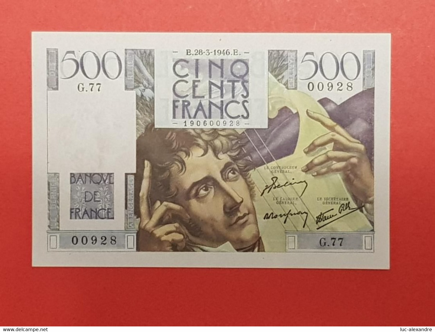 500 Francs Chateaubriand 1946 - 500 F 1945-1953 ''Chateaubriand''