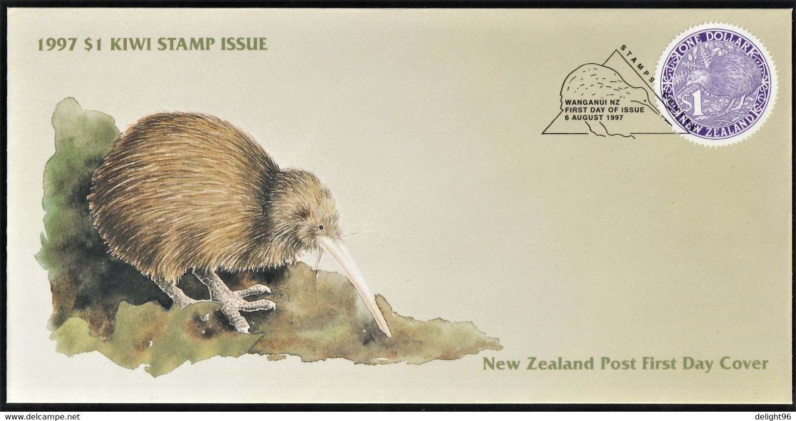 1997 New Zealand Round Kiwi FDC Set - Kiwi