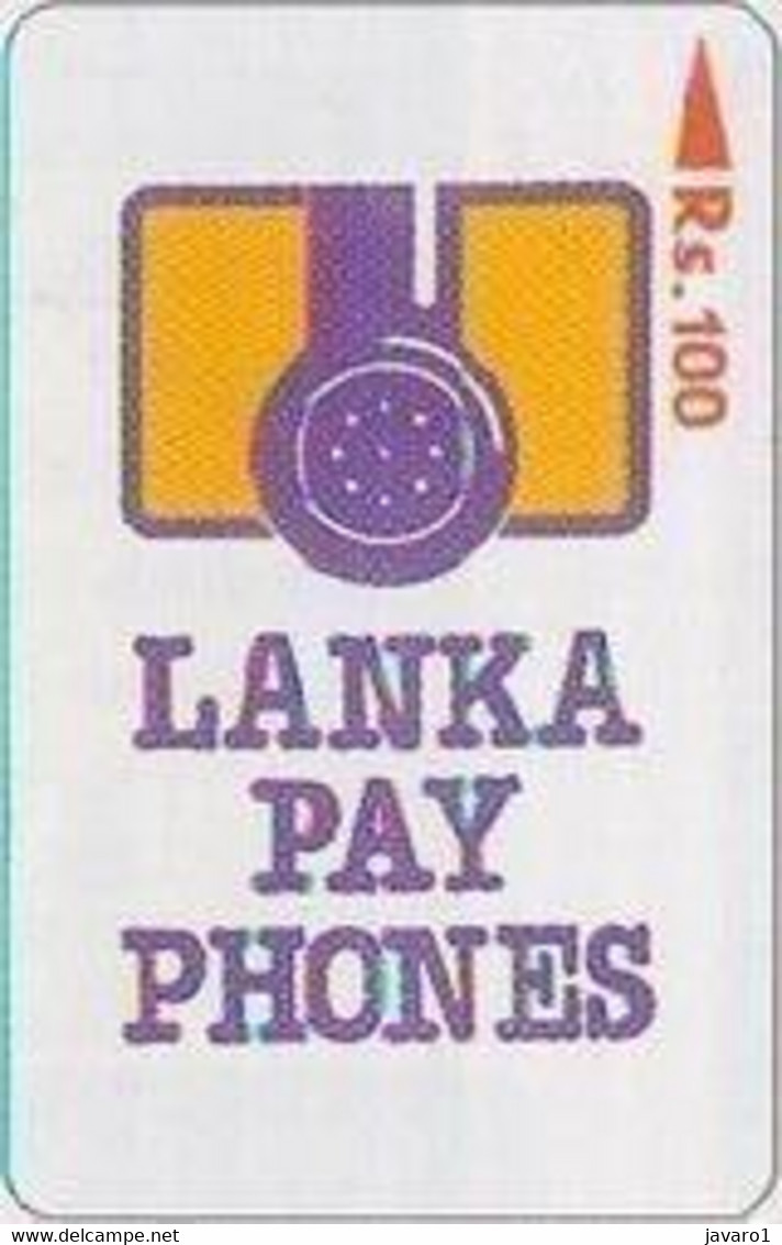 SRILANKA : 16A Rs100 LANKA PAY PHONES USED - Sri Lanka (Ceylon)