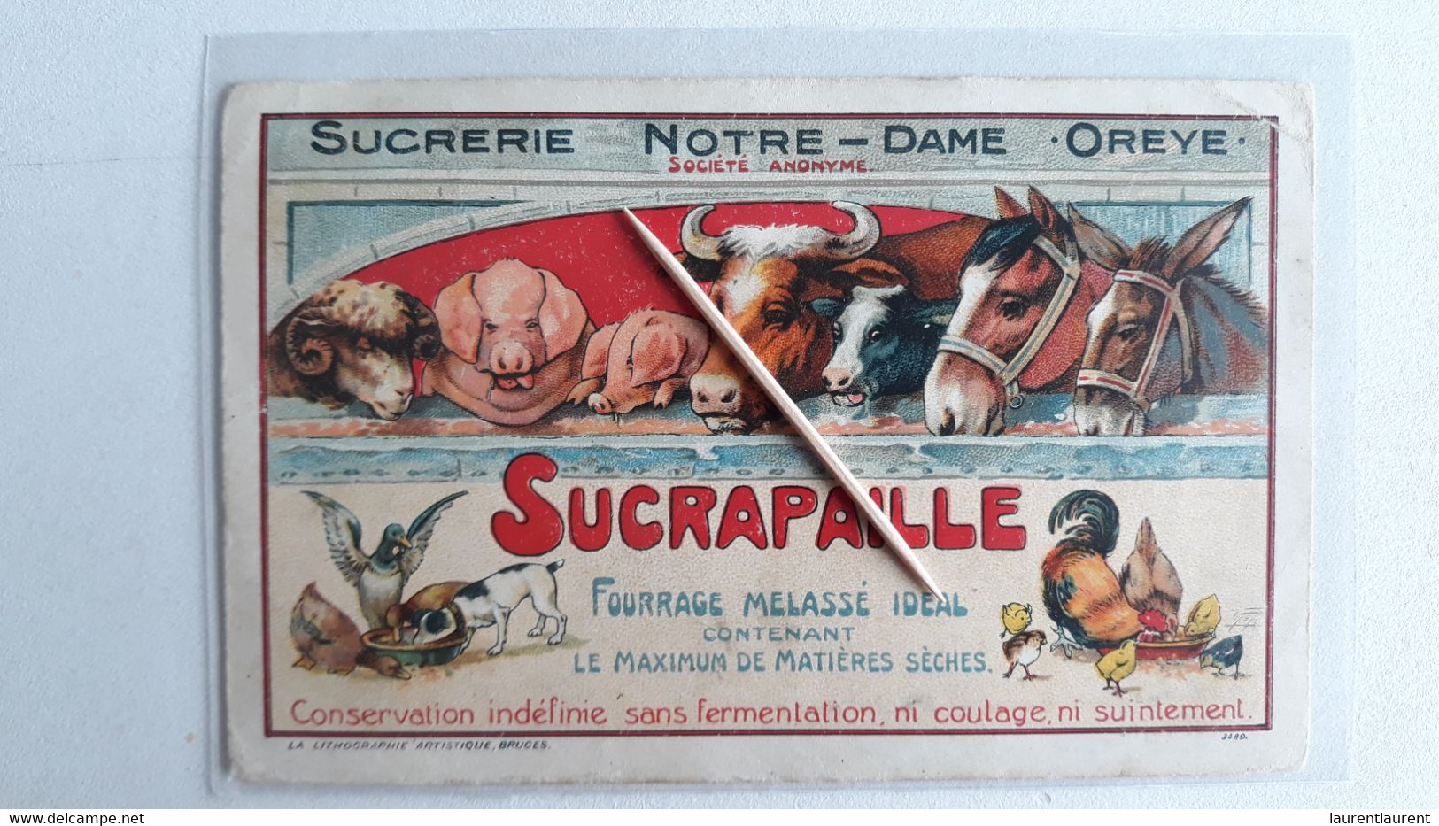 OREYE - Sucrerie Notre-Dame -  SUCRAPAILLE - Rare - Oreye