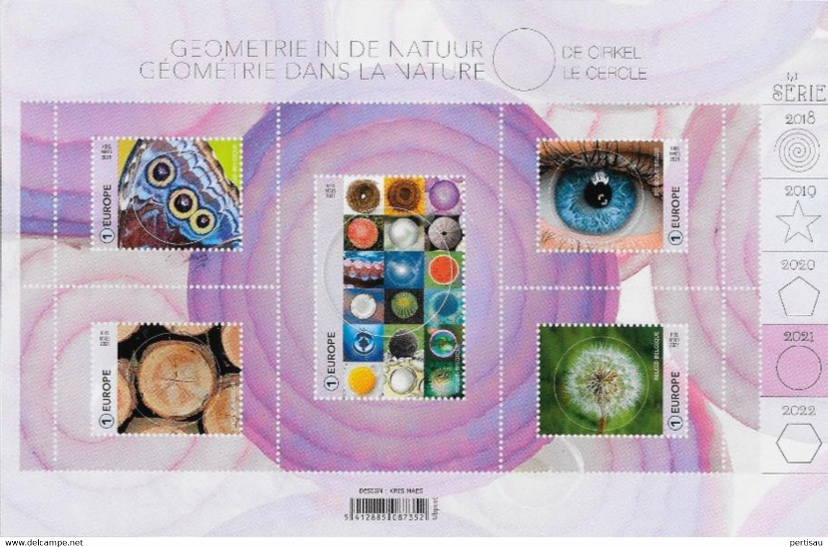 Geometrie In De Natuur Cirkel 2021 - Unused Stamps