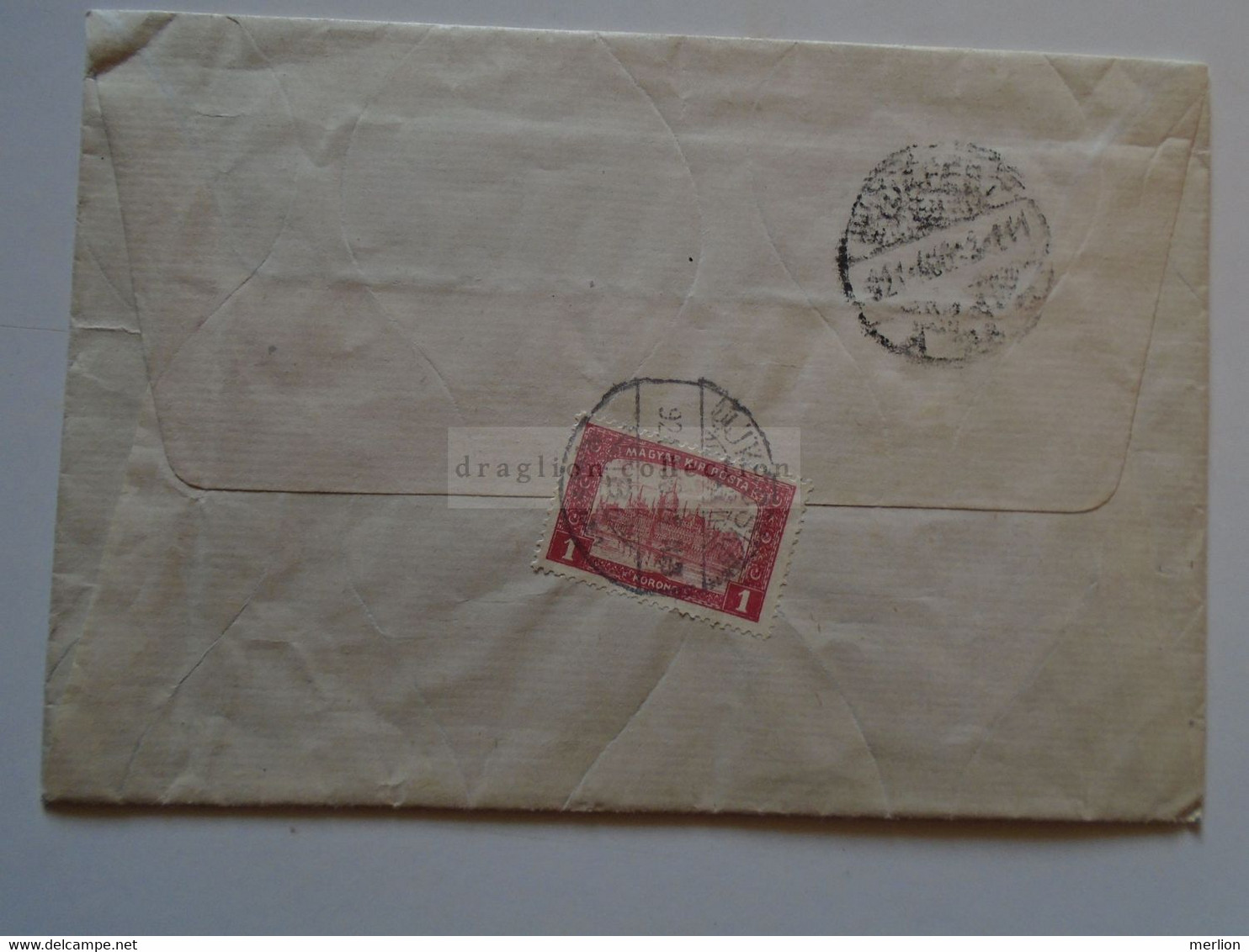 ZA343.5 Hungary -  Cover   1921?  Sent  To  Széll Zoltán Győgyszerész Budapest   -  Cancel  Újkécske (Tiszakécske) - Sonstige & Ohne Zuordnung