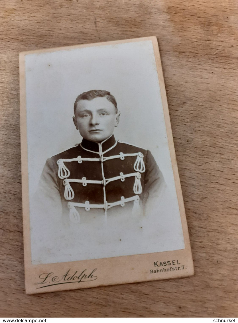 MANN IN DEUTSCHLAND DAZUMAL - KASSEL - L. ADOLPH - SEHR JUNGER ULAN - KAVALLERIE - MILITAER - UNIFORM - Oorlog, Militair