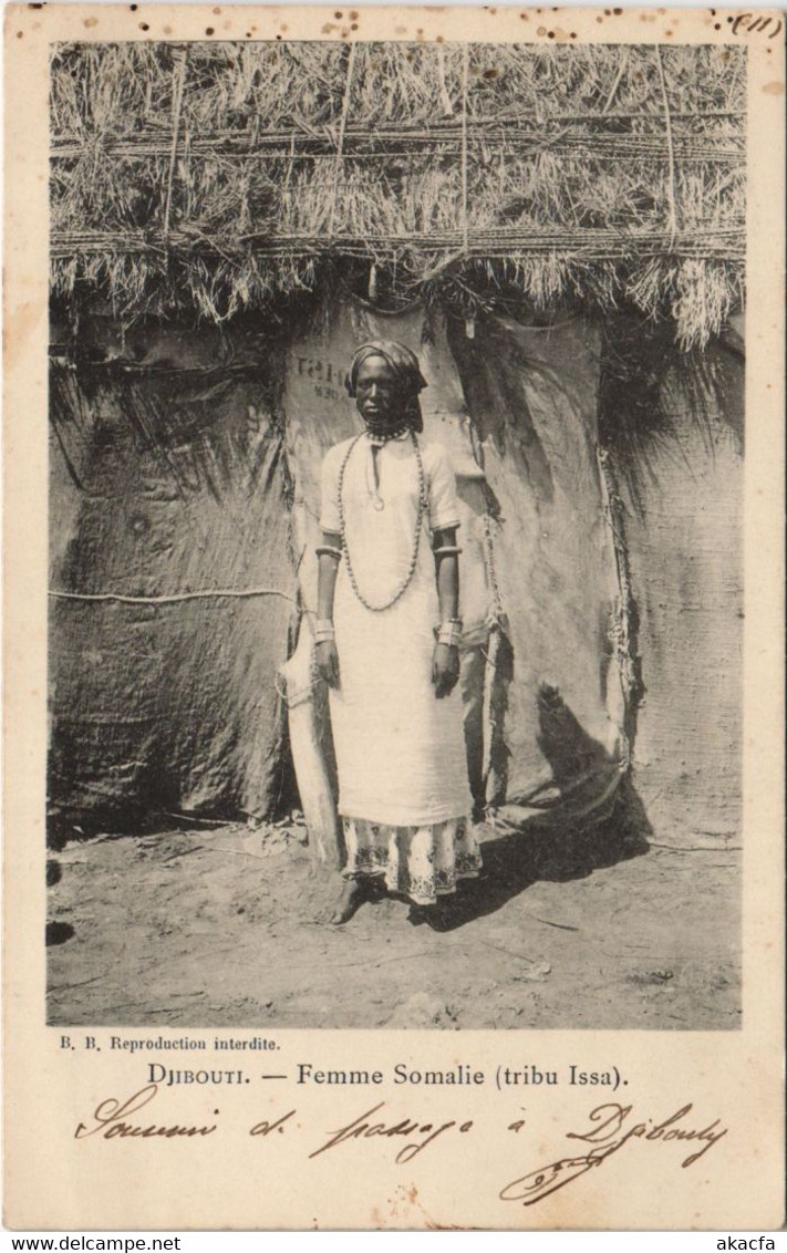 CPA AK Femme Somalie - Tribu Issa - Type DJIBOUTI (1084437) - Djibouti