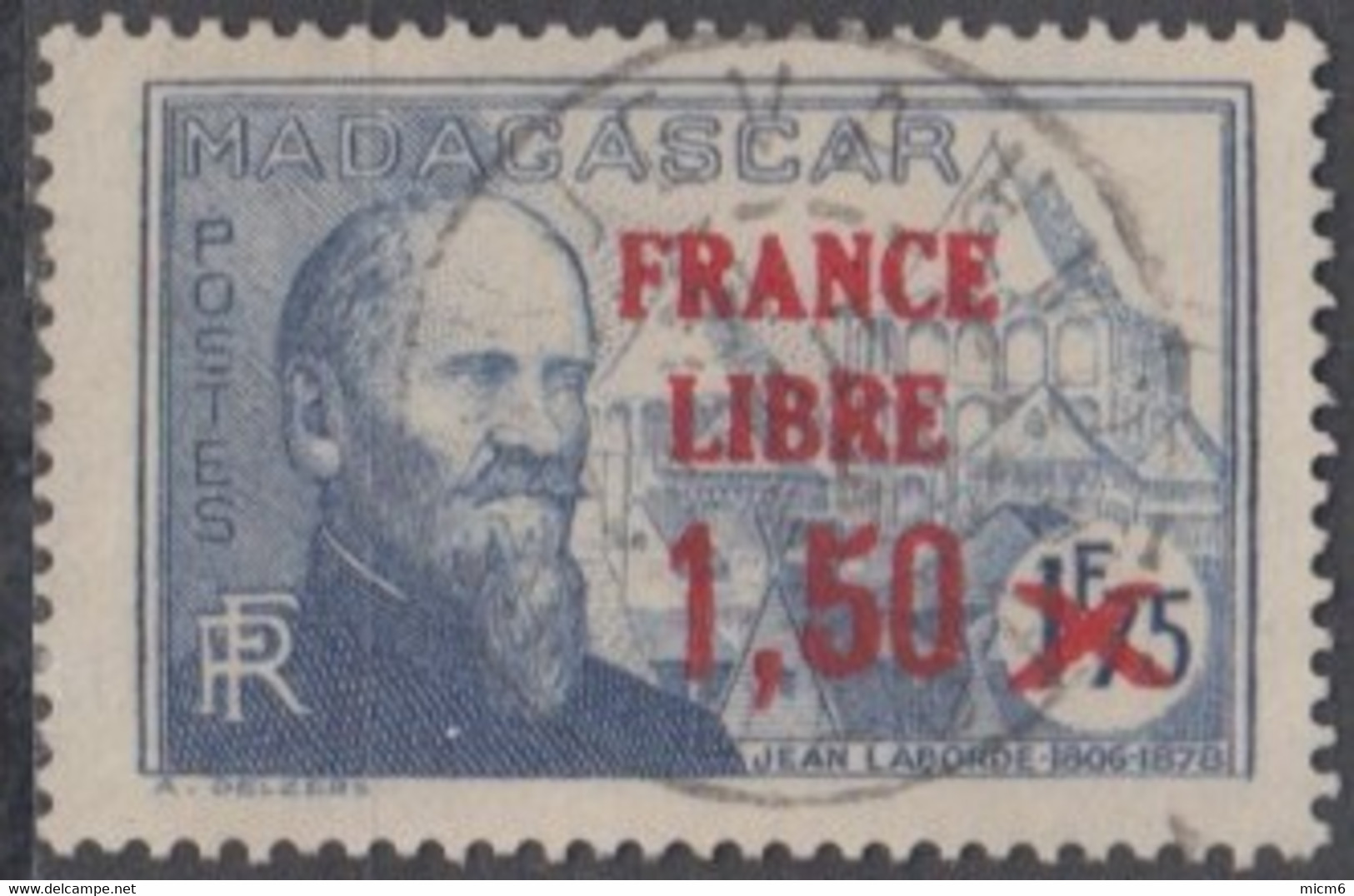 Madagascar 1940-1960 - N° 263 (YT) N° 279 (AM) Oblitéré. - Used Stamps