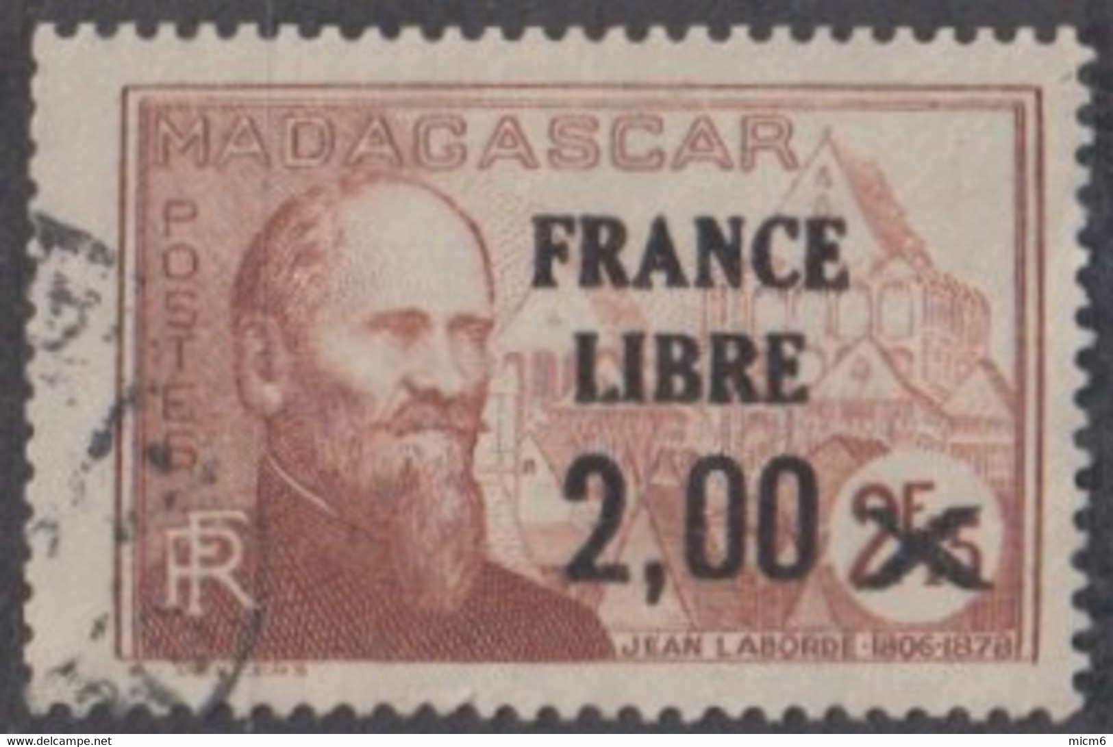 Madagascar 1940-1960 - N° 264 (YT) N° 280 (AM) Oblitéré. - Used Stamps