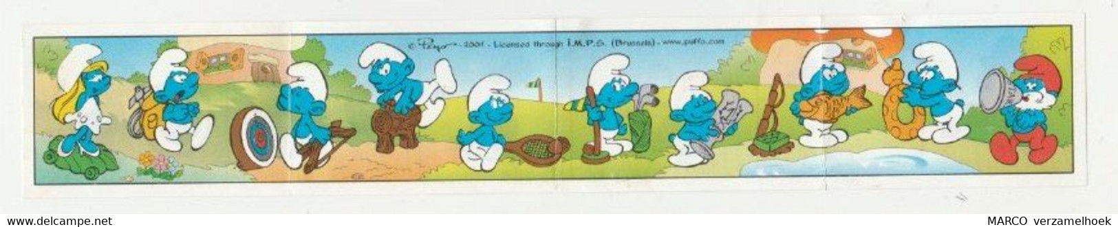 Handleiding FERRERO Kinder K02 NR.066 PEYO Smurf-schtroumpf-schlumpf - Notices