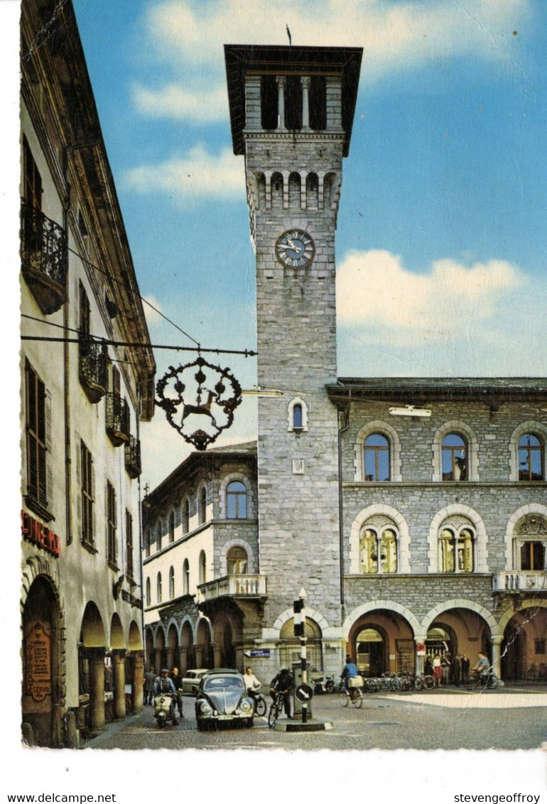 Suisse Tessin Bellinzona Bellinzone Municipio Mairie Batiment Edifice Patrimoine Histoire Tours Horloge - Bellinzone