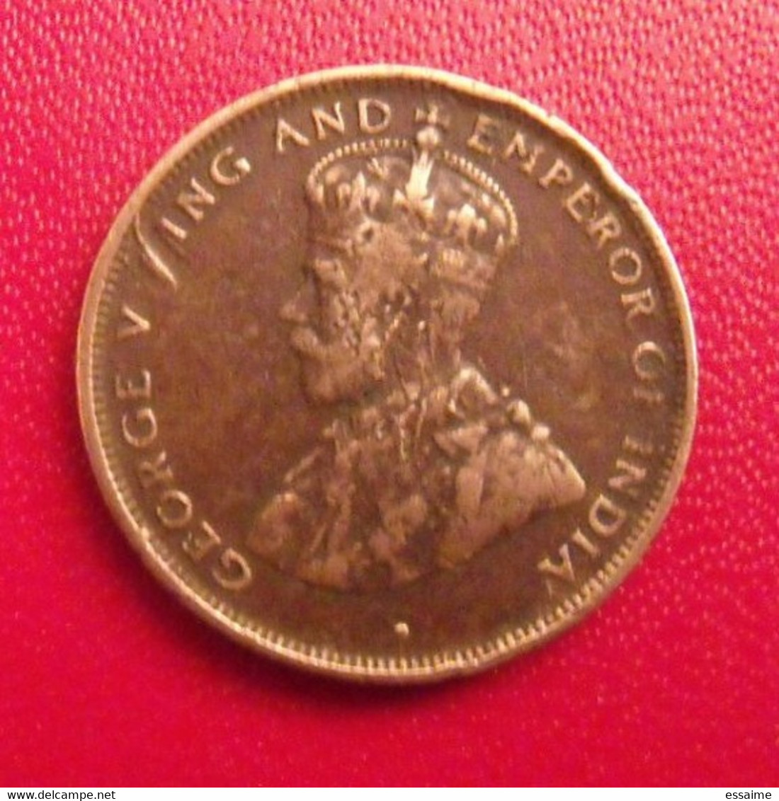Ceylan. Ceylon. 1 One Cent 1912. Georges V - Kolonien