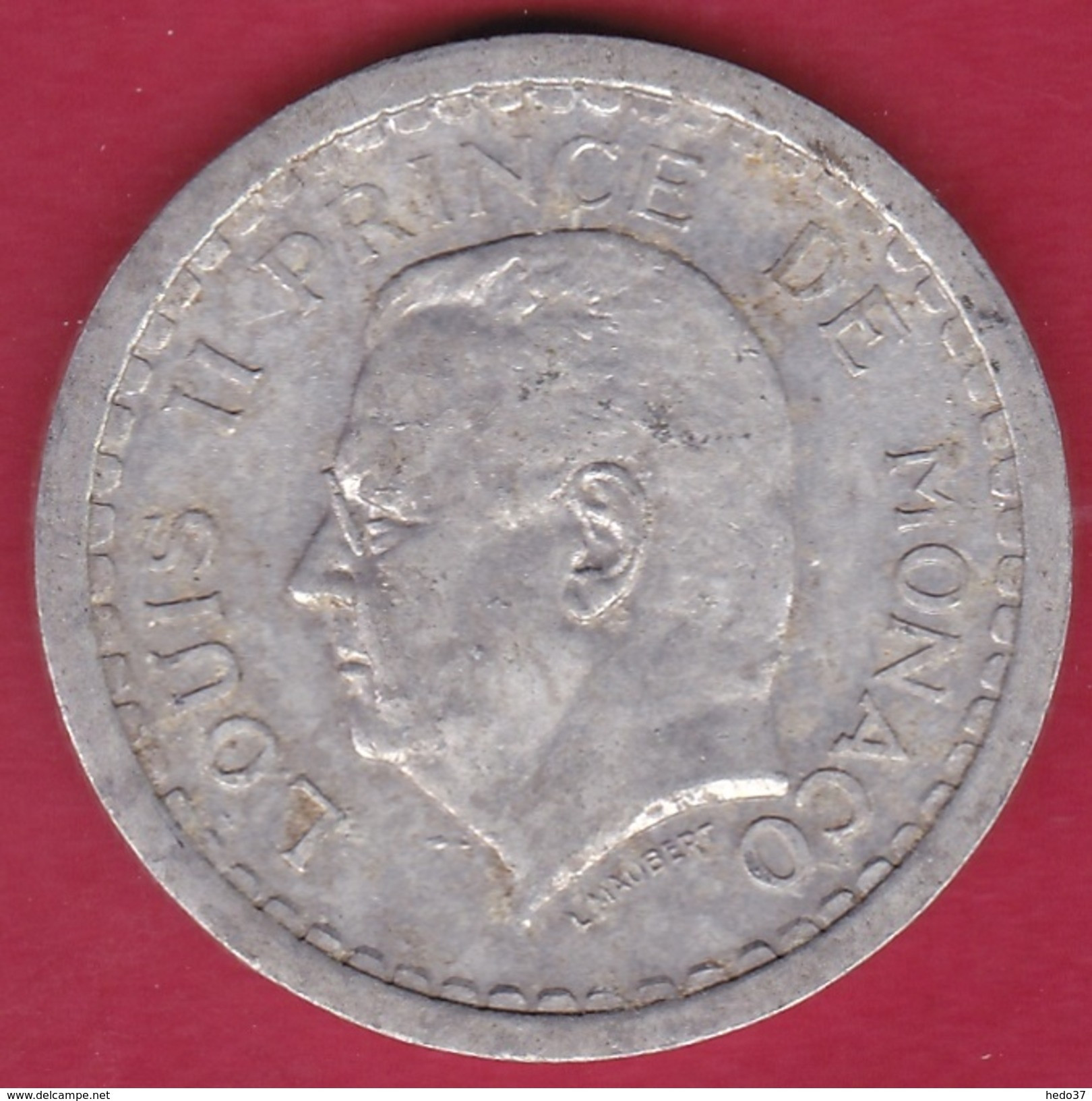 Monaco - Louis II - 2 Francs Aluminium (1943) - 1922-1949 Louis II.