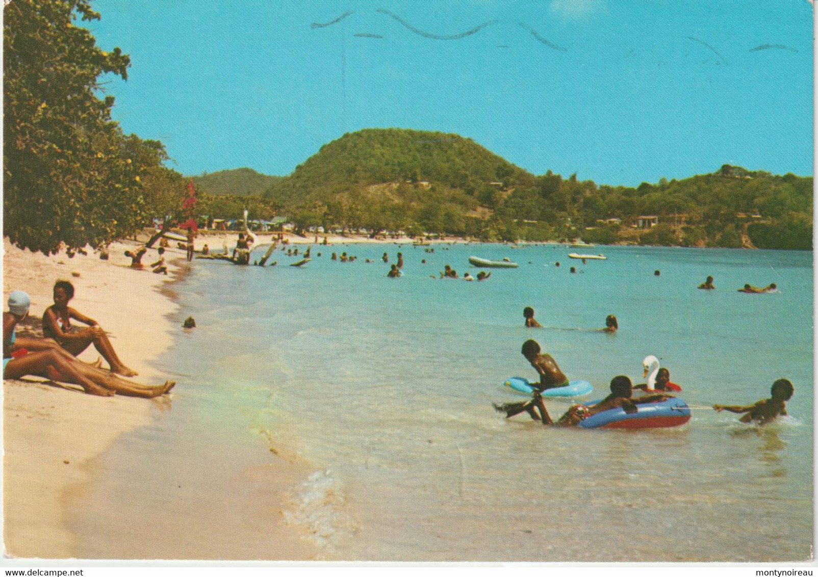 Martinique : La  Plage  D Ela Pointe  Marin  1984 - Le Marin