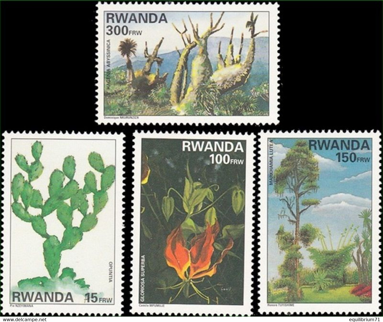 1403/06** - Flore Du / Flora Van / Flora Von / Flora Of - RWANDA - Unused Stamps