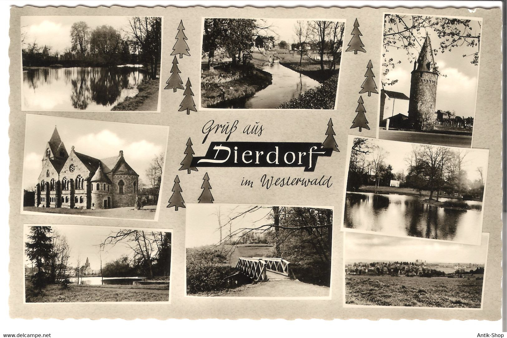 Gruß Aus Dierdorf Im Westerwald - 8 Ansichten  V. 1958 (4540) - Dierdorf