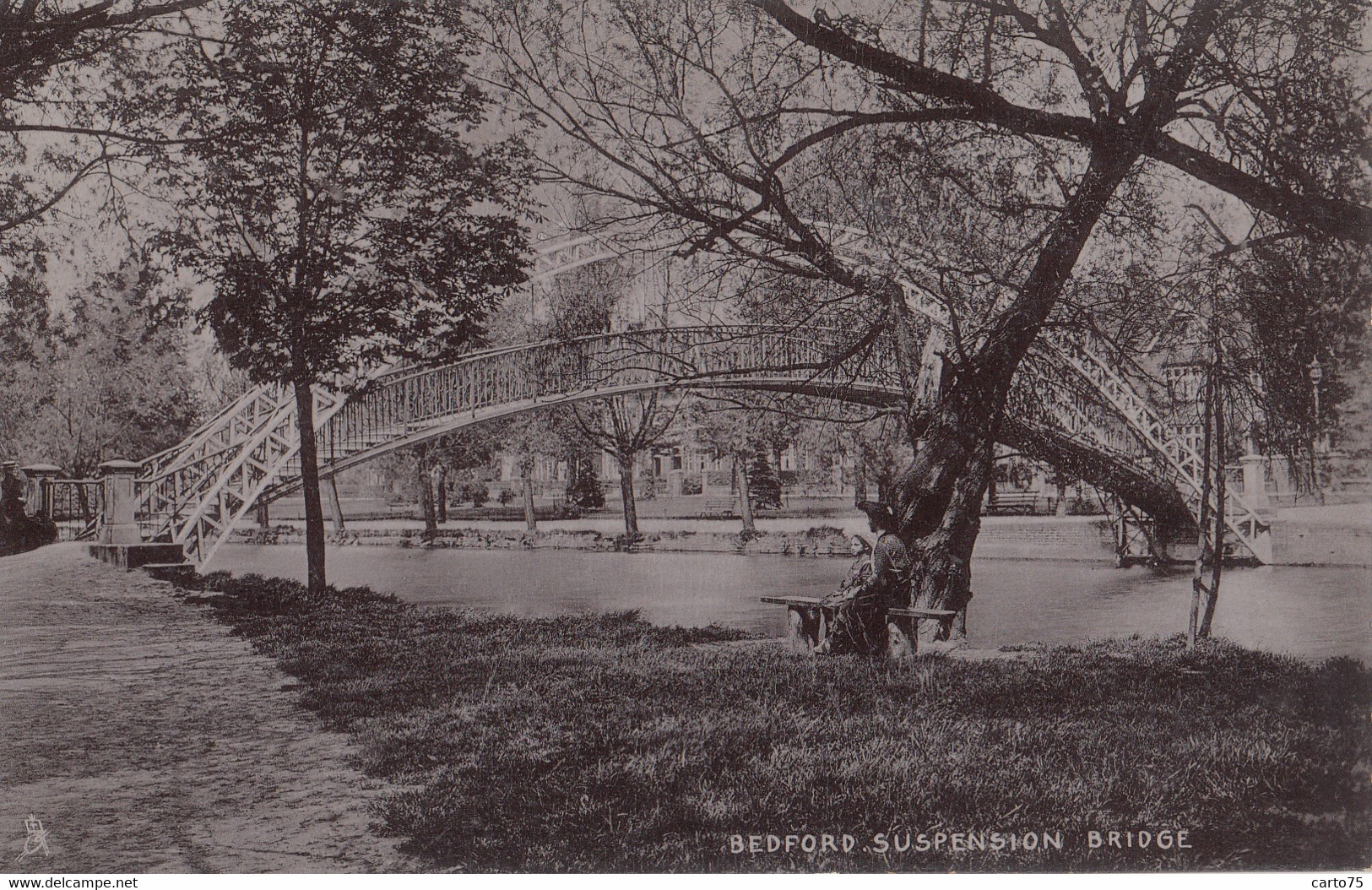 Royaume-Uni - England - Bedford Suspension Bridge - Architecture Pont - Tuck - Bedford