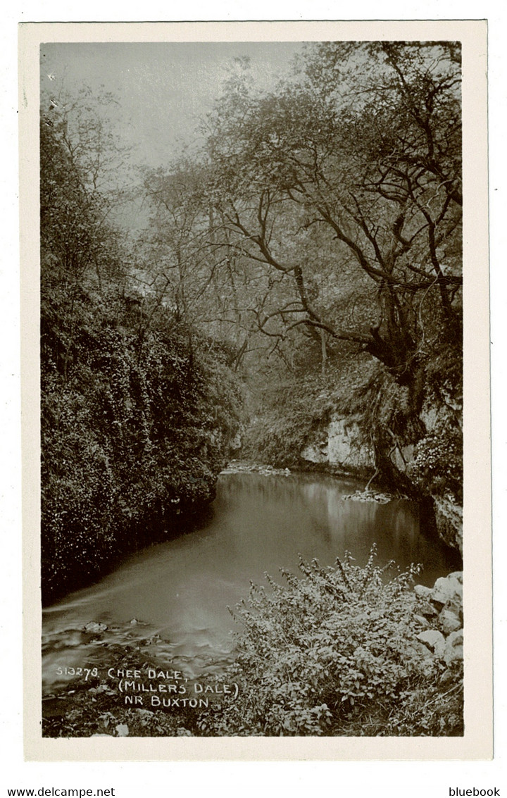Ref 1456 -  4 X Early Postcards - Millers Dale- Chee Dale - Chee Tor - Buxton Derbyshire - Derbyshire