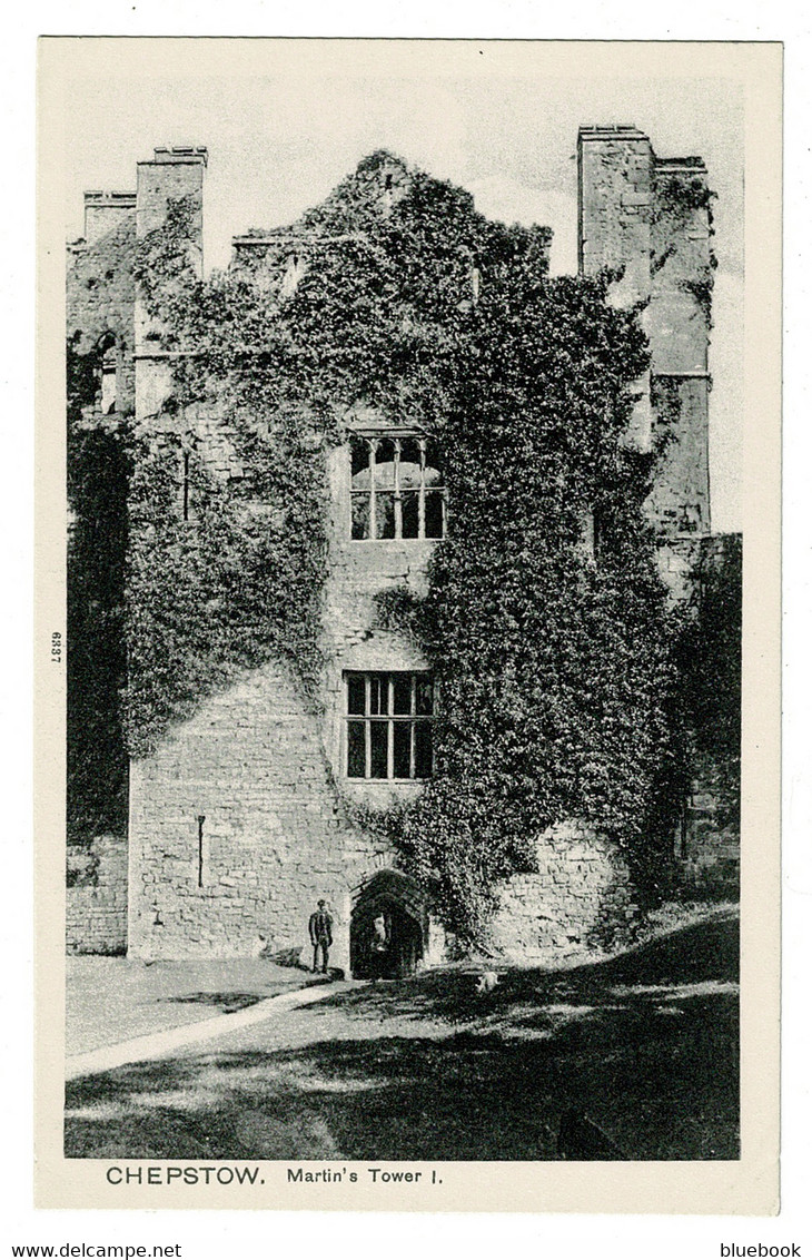 Ref 1456 - 2 X Early Postcards - Martin's Tower Chepstow Castle Monmouthshire - Monmouthshire