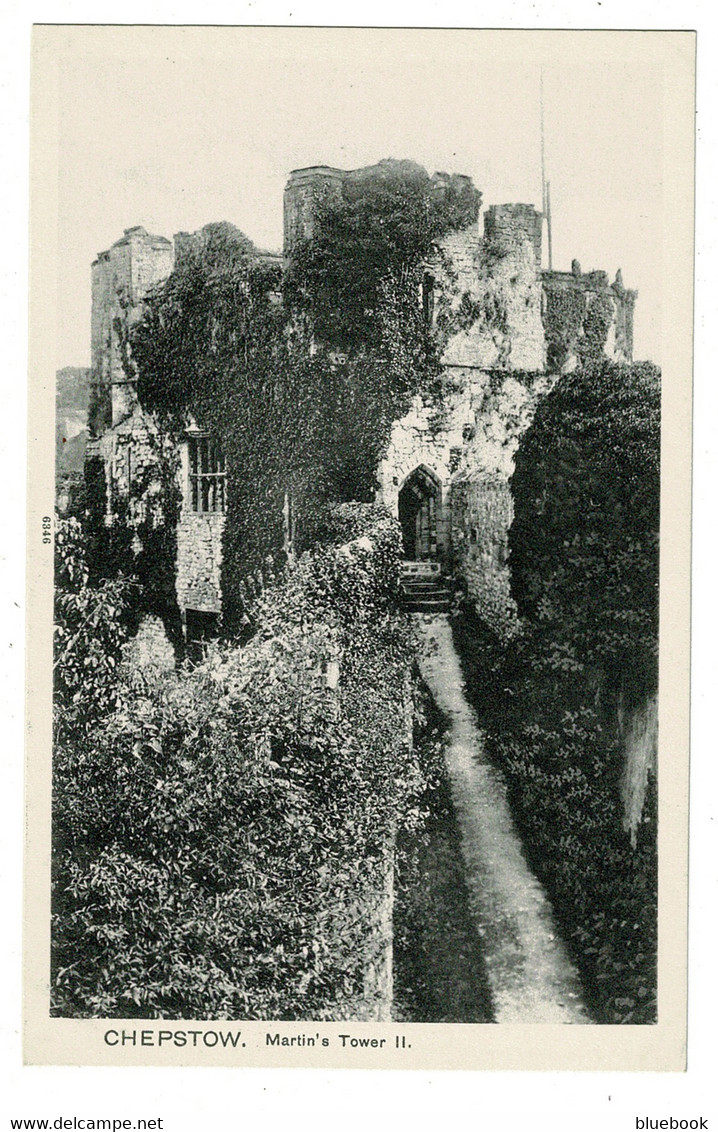 Ref 1456 - 2 X Early Postcards - Martin's Tower Chepstow Castle Monmouthshire - Monmouthshire