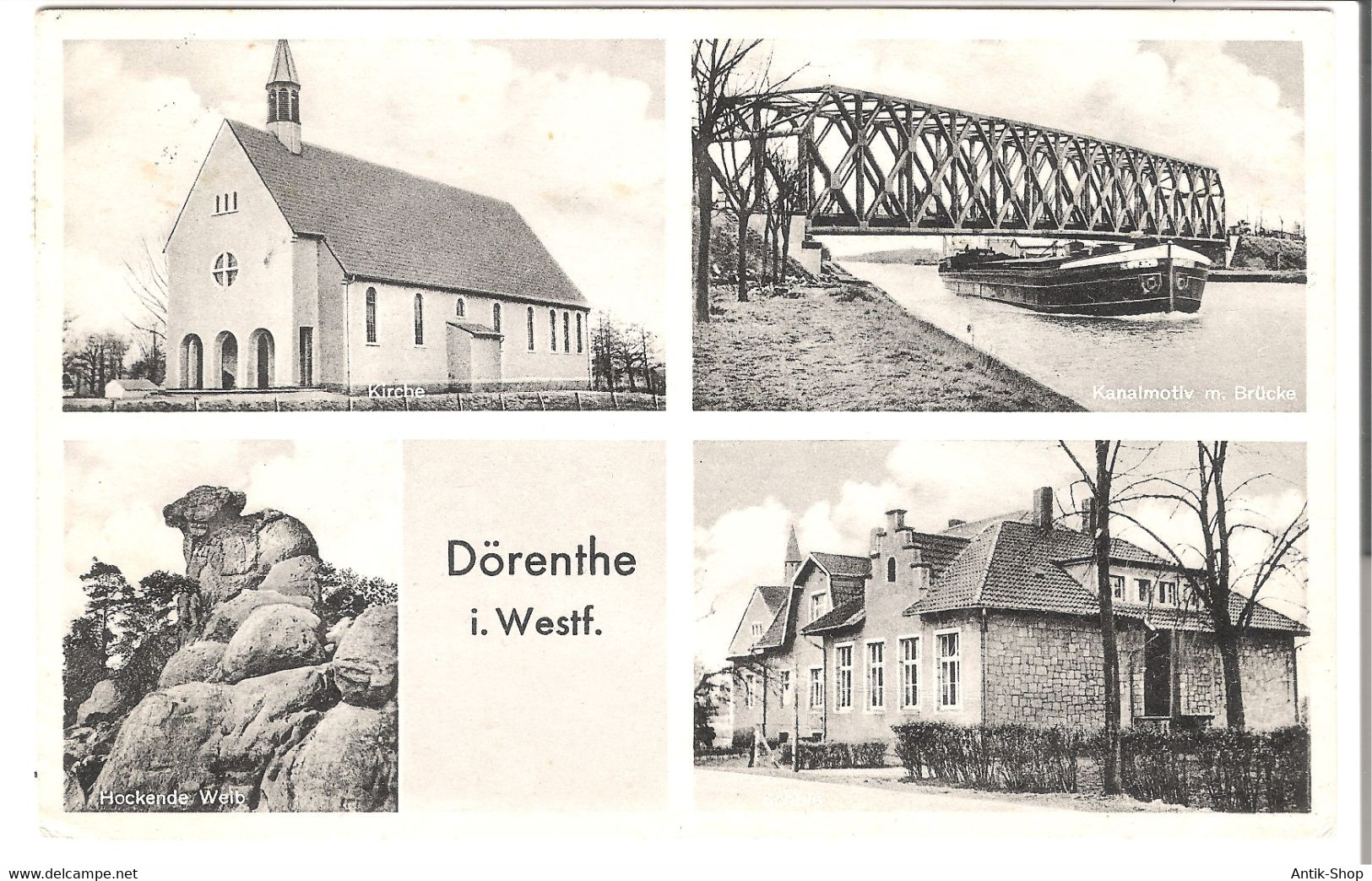 Dörenthe I. Westf. - 4 Ansichten V. 1956 (4546) - Ibbenbueren