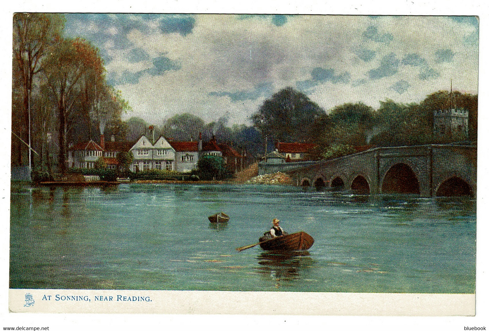 Ref 1457 - Early Raphael Tuck Postcard - At Sonning Near Reading Berkshire - Reading