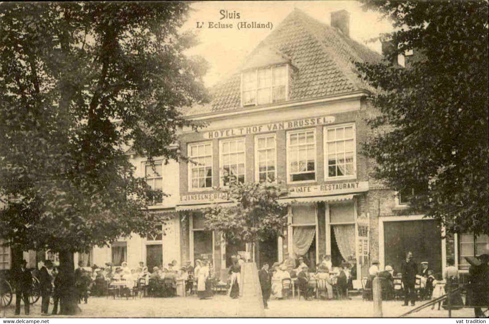 PAYS BAS - Carte Postale - Sluis - Hôtel  Thof Van Brussel - L 86611 - Sluis