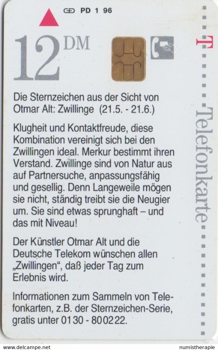 Die Sternzeichen Aus Der Sicht Von Otmar Alt : Zwillinge (21.5. - 21.6.) 1996 - Otros & Sin Clasificación