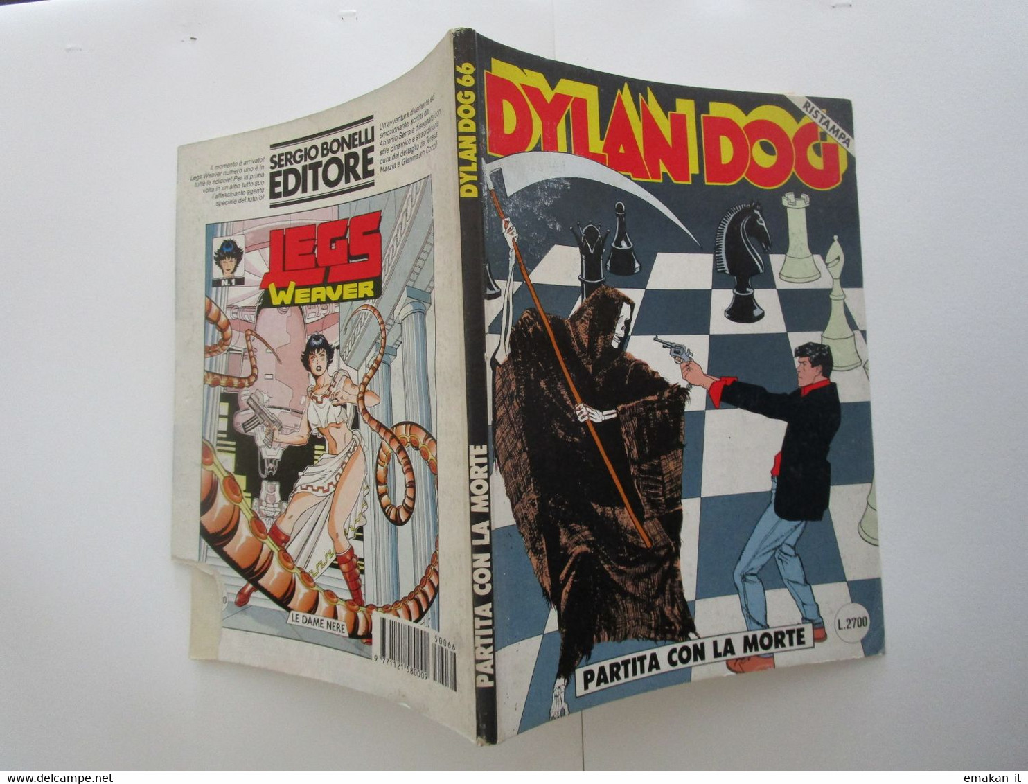 # DYLAN DOG PRIMA RISTAMPA N 66  / PARTITA CON LA MORTE - Dylan Dog