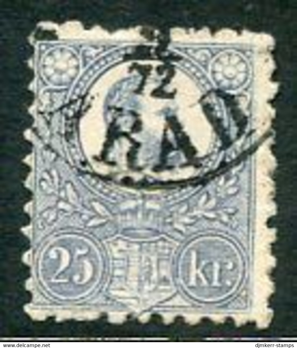 HUNGARY 1871 25k Dull Lilac Engraved, Fine Used.  Michel 13a - Gebraucht