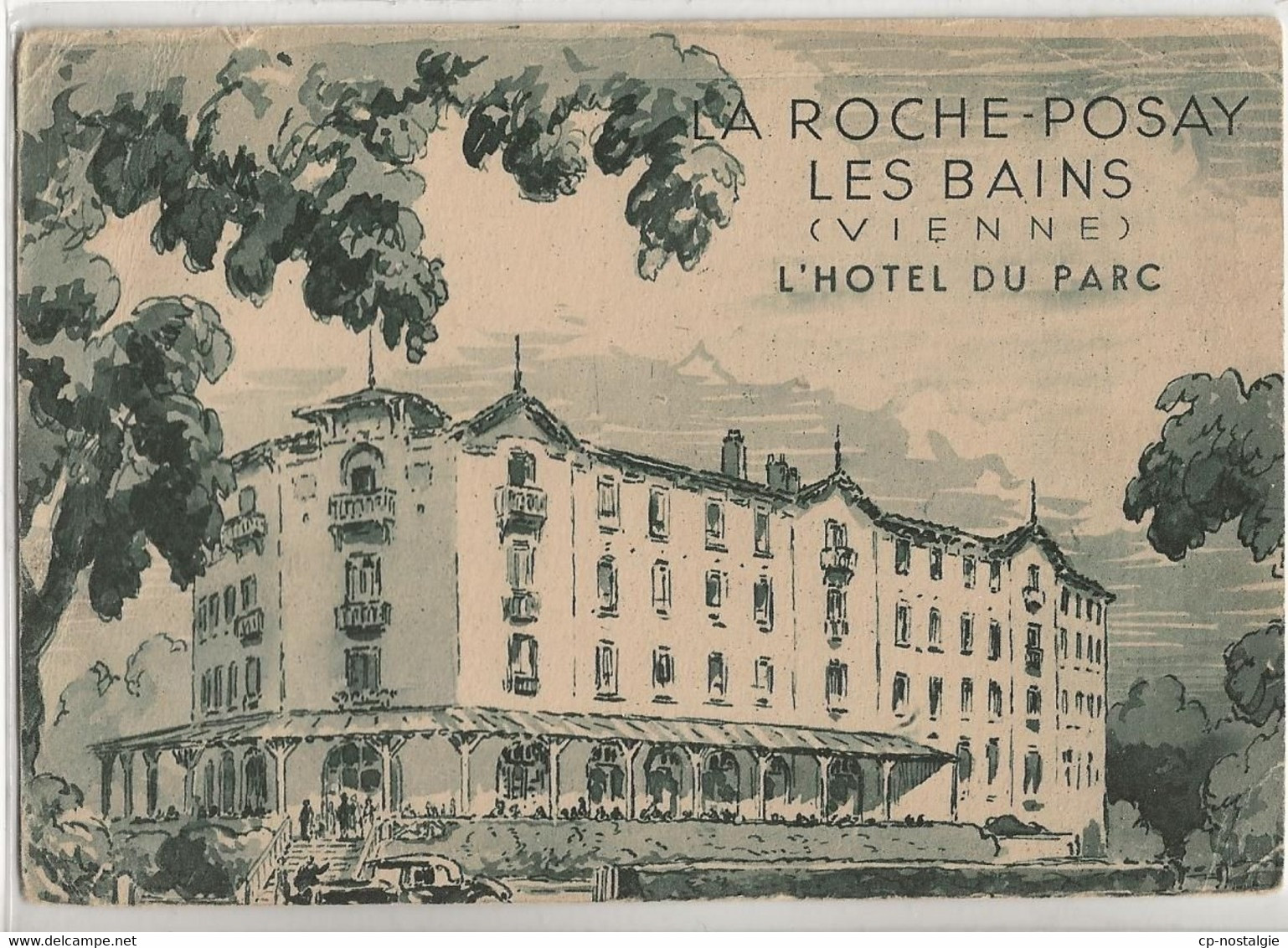 CPSM LA ROCHE POSAY L'HOTEL DU PARC - La Roche Posay