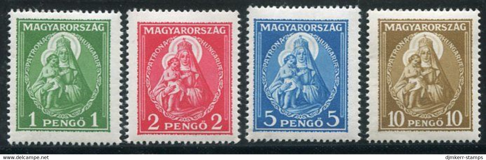 HUNGARY 1932 Patrona Hungariae Set Of 4 LHM / *.  Michel 484-87 - Neufs