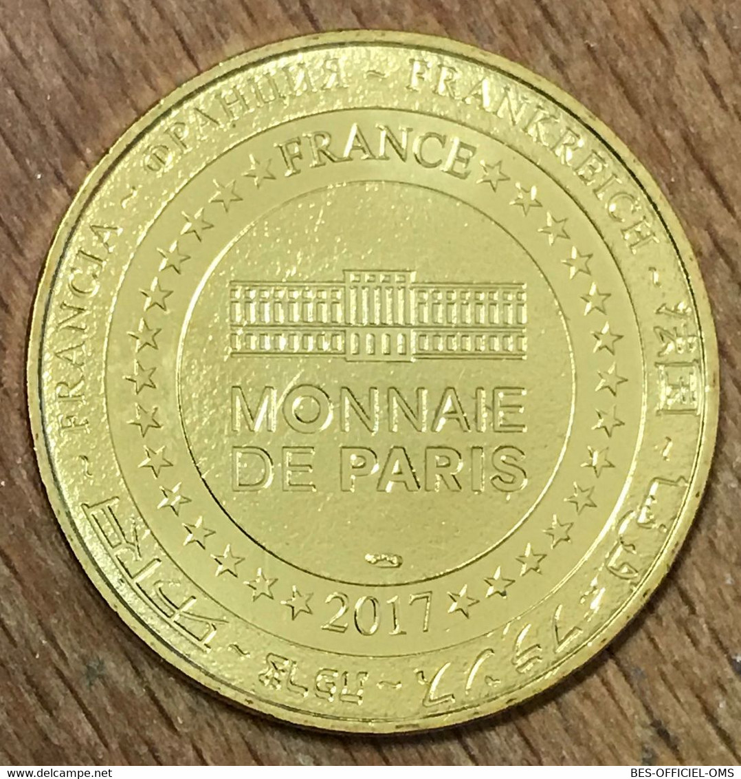 41 CHÂTEAU DE CHEVERNY LES CHIENS MDP 2017 MÉDAILLE SOUVENIR MONNAIE DE PARIS JETON TOURISTIQUE MEDALS COINS TOKENS - 2017
